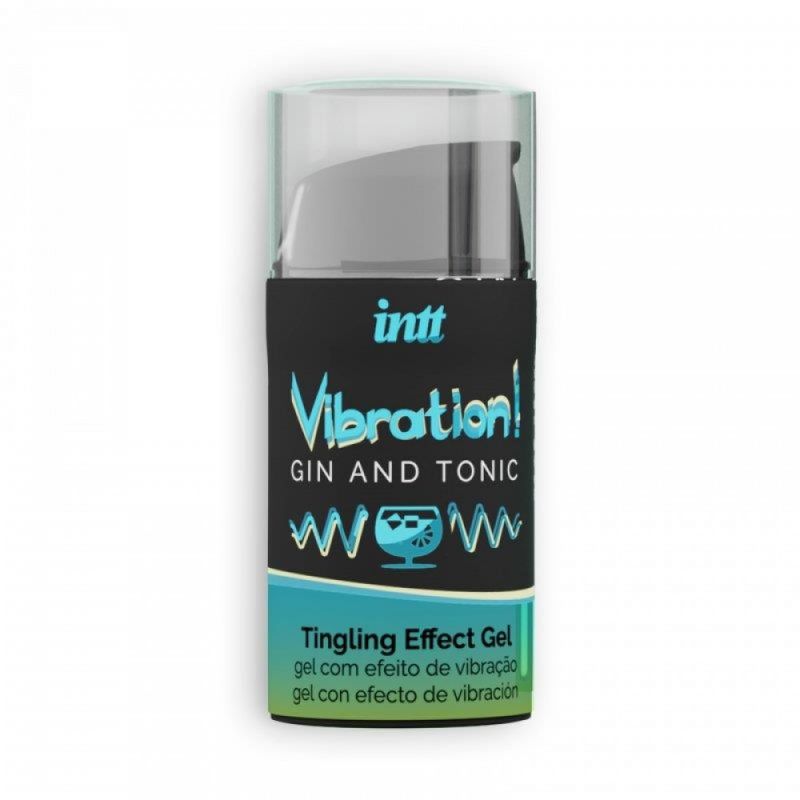 Рідкий вібратор Intt Vibration Gin Tonic зі смаком джин-тоніка, 15 мл вид 3