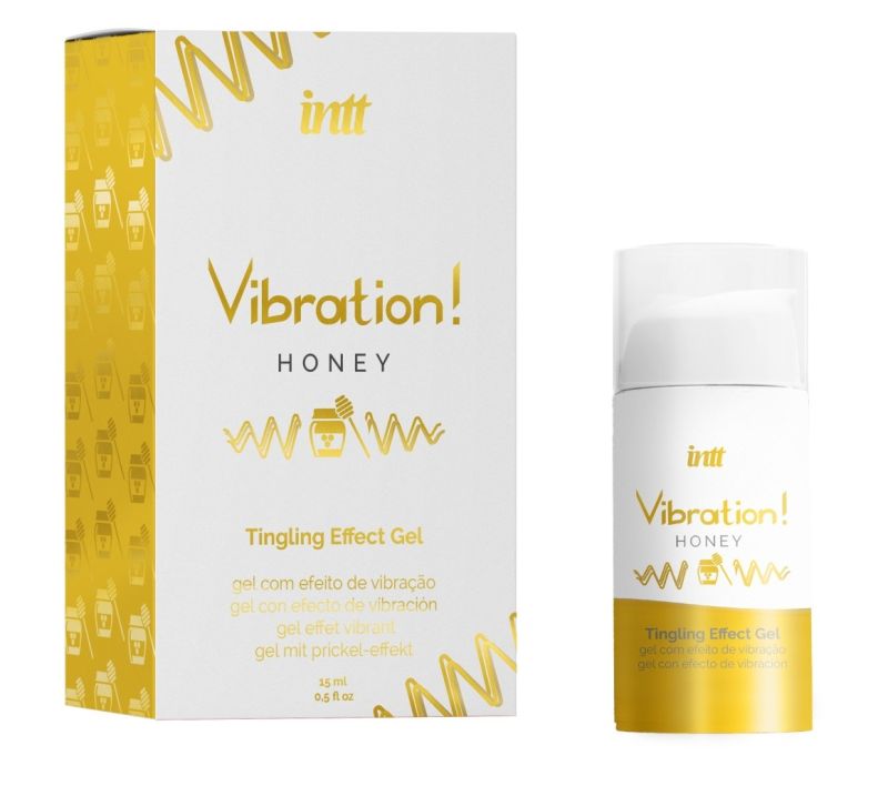 Жидкий вибратор Intt Vibration! Honey со вкусом мёда, 15 мл вид 2