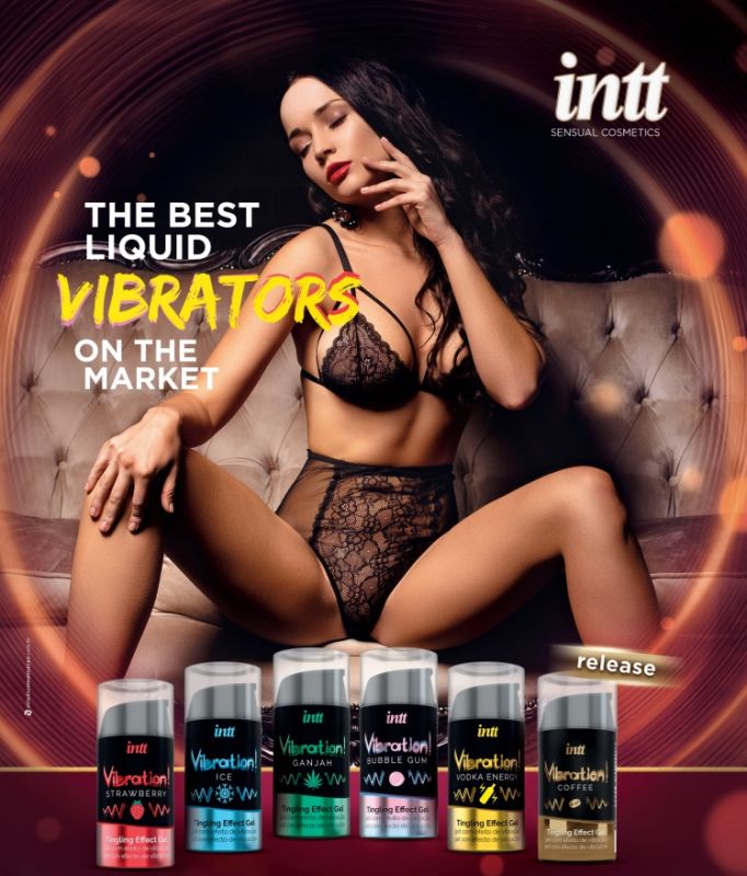 Жидкий вибратор Intt Vibration Strawberry со вкусом клубники, 15 мл вид 5
