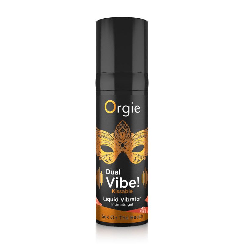 Жидкий вибратор со вкусом коктейля СЕКС НА ПЛЯЖЕ Orgie DUAL VIBE!, 15 мл вид 3