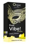 Рідкий вібратор Orgie DUAL VIBE! коктейль Джин-тонік лимон, 15 мл вид 4