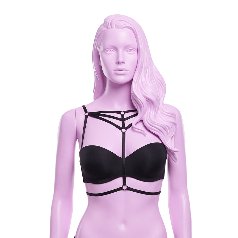 Съемные бретели для бюстгальтера SEXY STRAPPY BRA HARNESS BLACK, OSEXY STRAPPY BRA HARNESS BLACK, OS вид 2