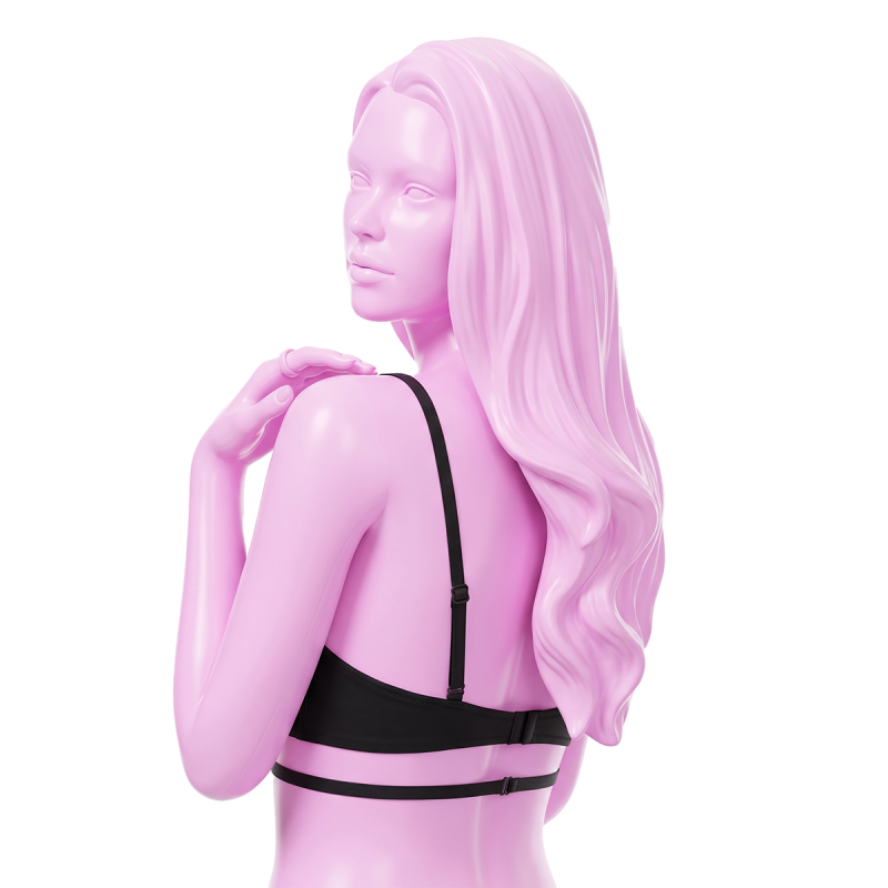 Съемные бретели для бюстгальтера SEXY STRAPPY BRA HARNESS BLACK, OSEXY STRAPPY BRA HARNESS BLACK, OS вид 3